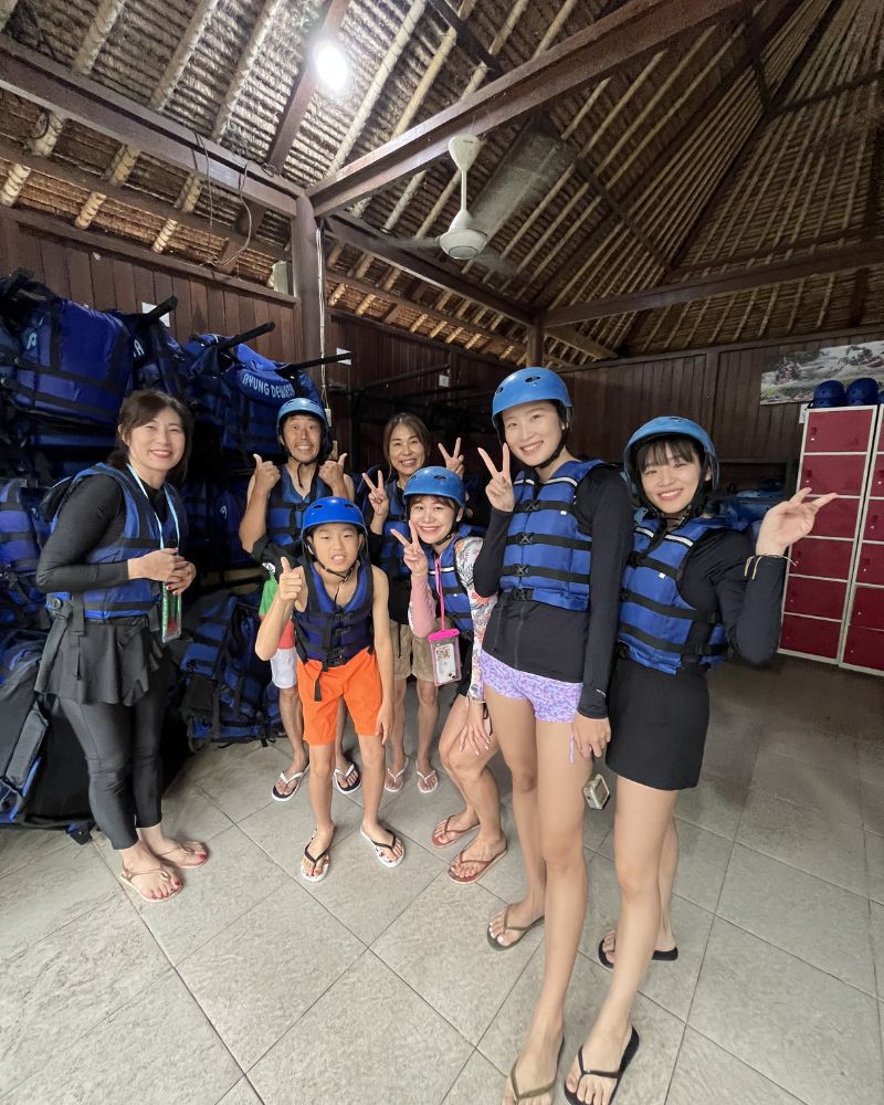 bali japanese tour ubud rafting